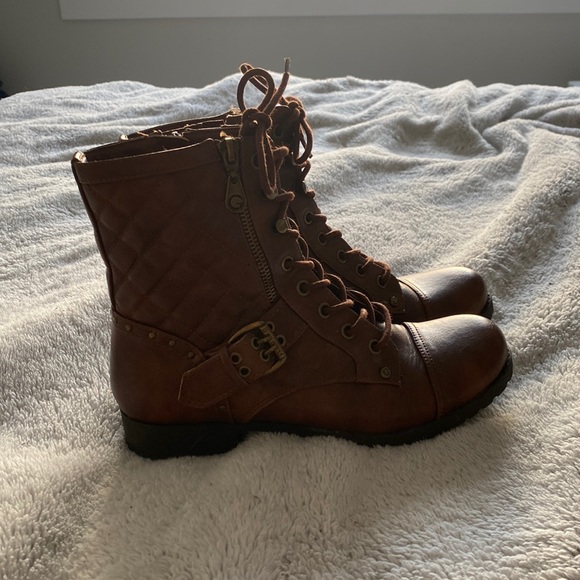 G by Guess Shoes - G by Guess Combat Boots Women’s Size 8